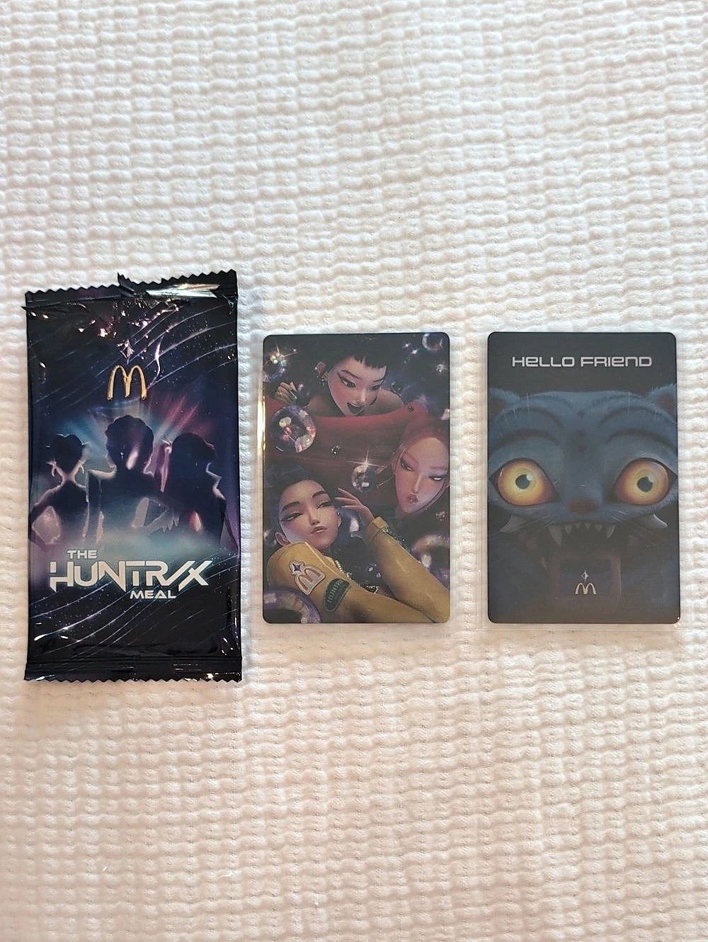 McDonald's KPop Demon Hunters The Huntrix Meal Photocard Pack Collectible Cards